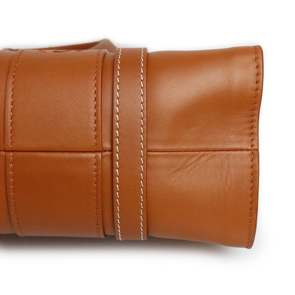 Chloe Woody Medium Tote Bag Calfskin Leather Brown - Picture 12 of 13